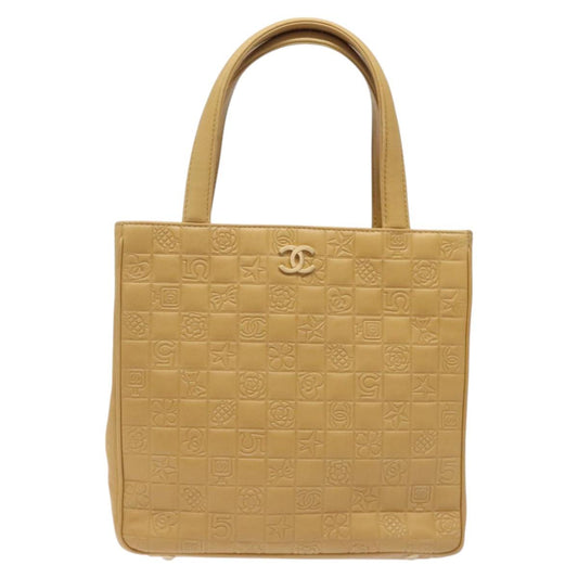 Chanel Brown Leather Chocolate Bar