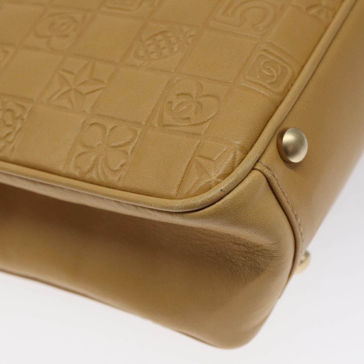 Chanel Brown Leather Chocolate Bar