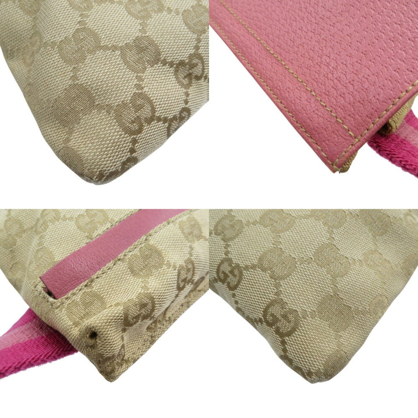Gucci Brown Canvas Belt Bag