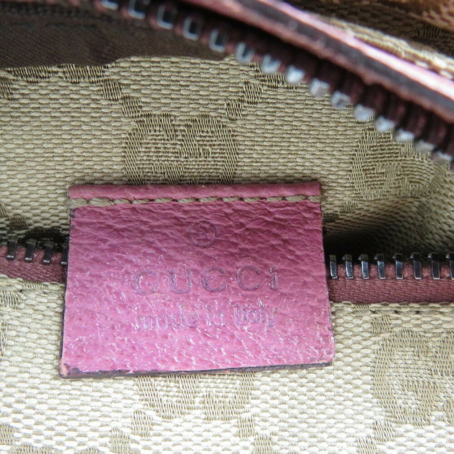 Gucci Brown Canvas Belt Bag