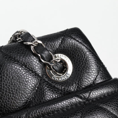 Chanel Black Leather Logo Cc