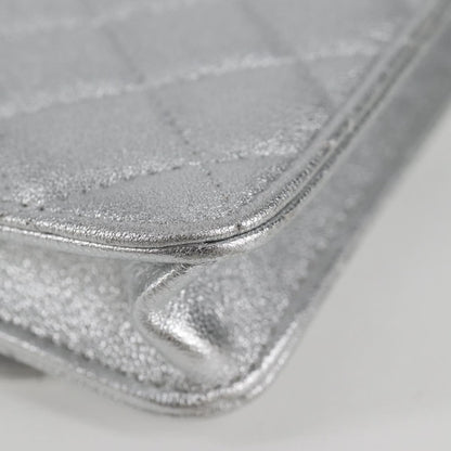 Chanel Silver Leather Shoulder