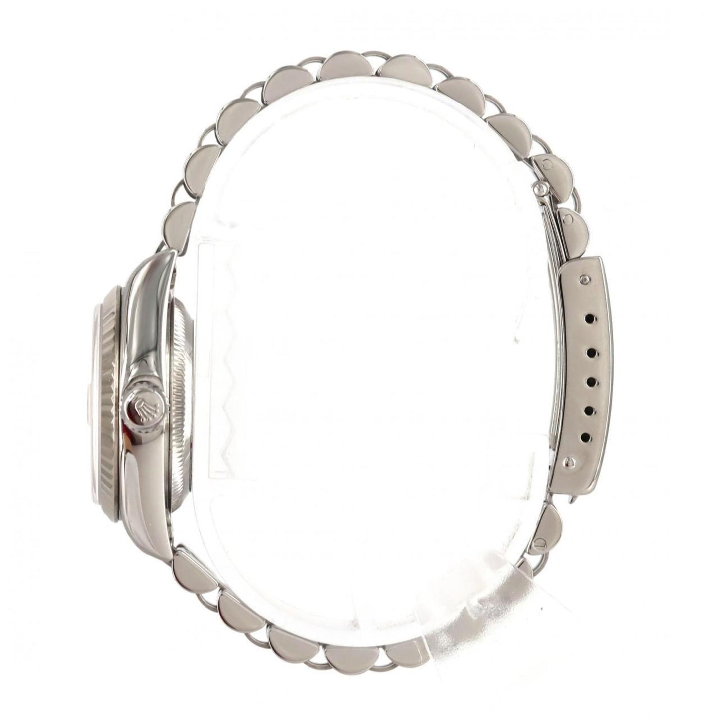 Rolex White Steel Lady Datejust 26mm