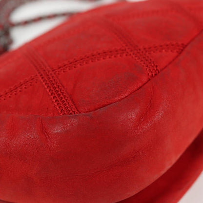 Chanel Red Leather Flap Bag