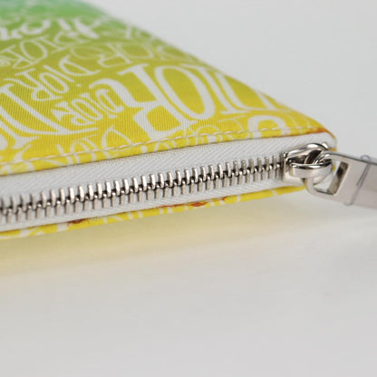 Dior Yellow Nylon Clutch