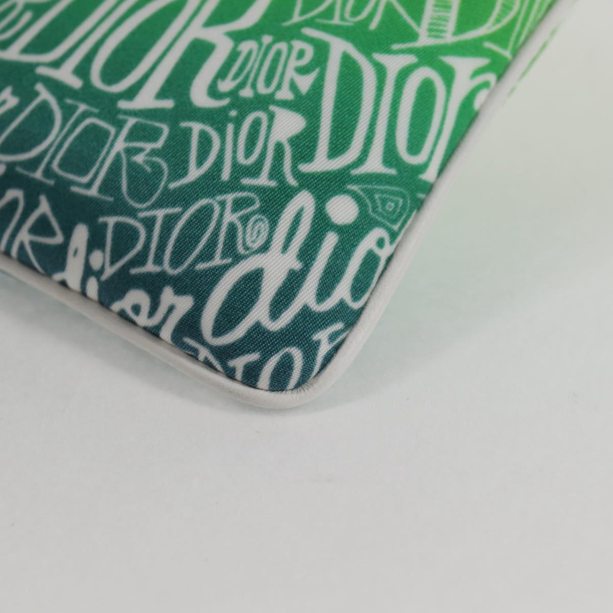 Dior Yellow Nylon Clutch