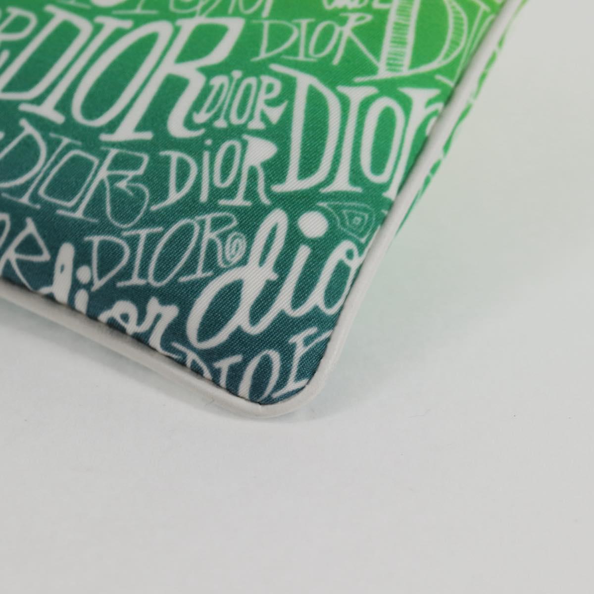 Dior Yellow Nylon Clutch