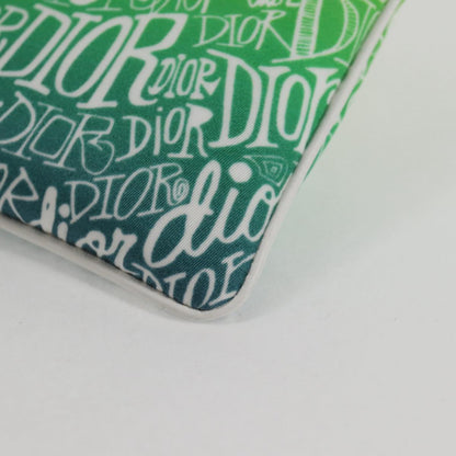 Dior Yellow Nylon Clutch
