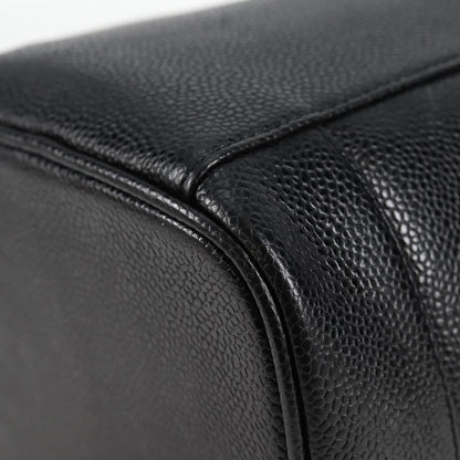 Chanel Black Leather Vanity