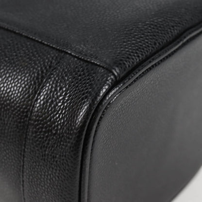 Chanel Black Leather Vanity