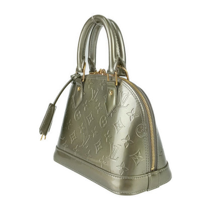 Louis Vuitton Green Patent Leather Alma Bb