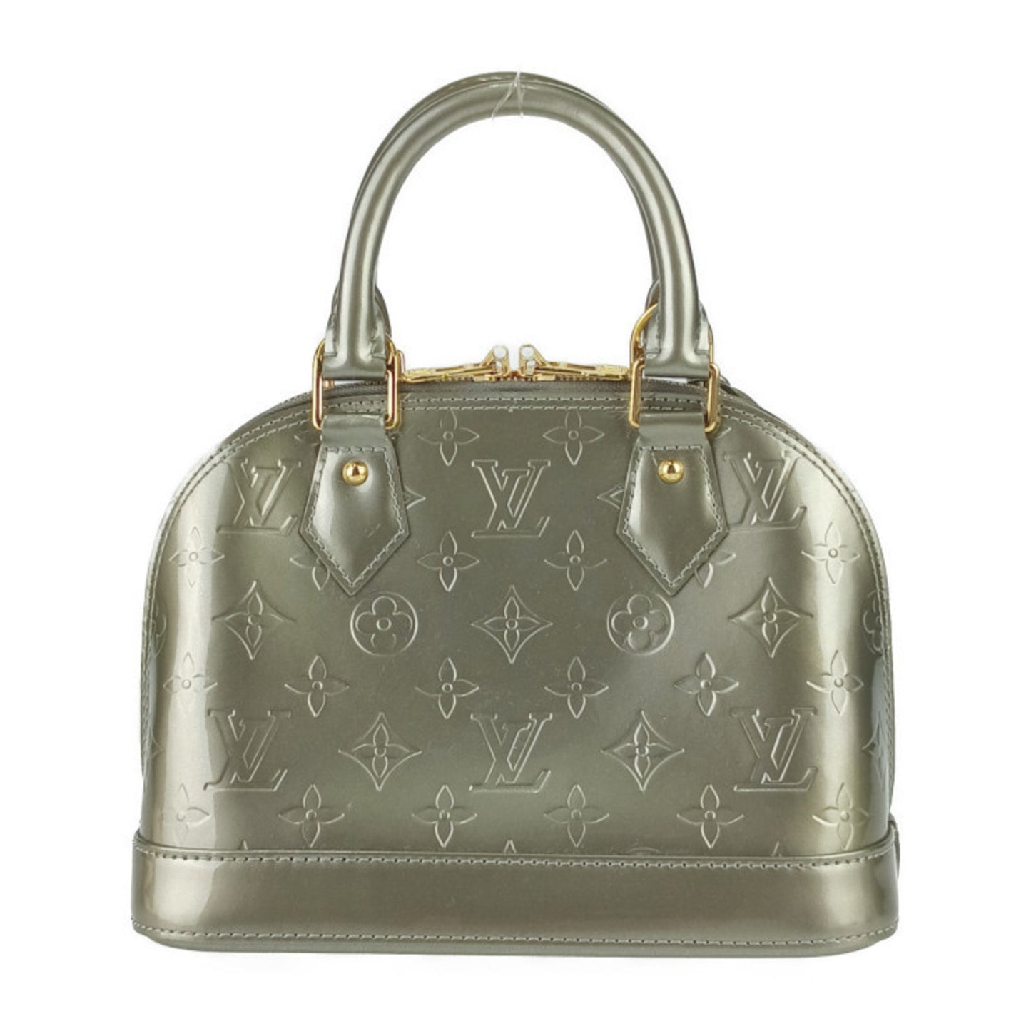 Louis Vuitton Green Patent Leather Alma Bb