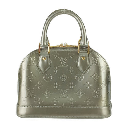 Louis Vuitton Green Patent Leather Alma Bb