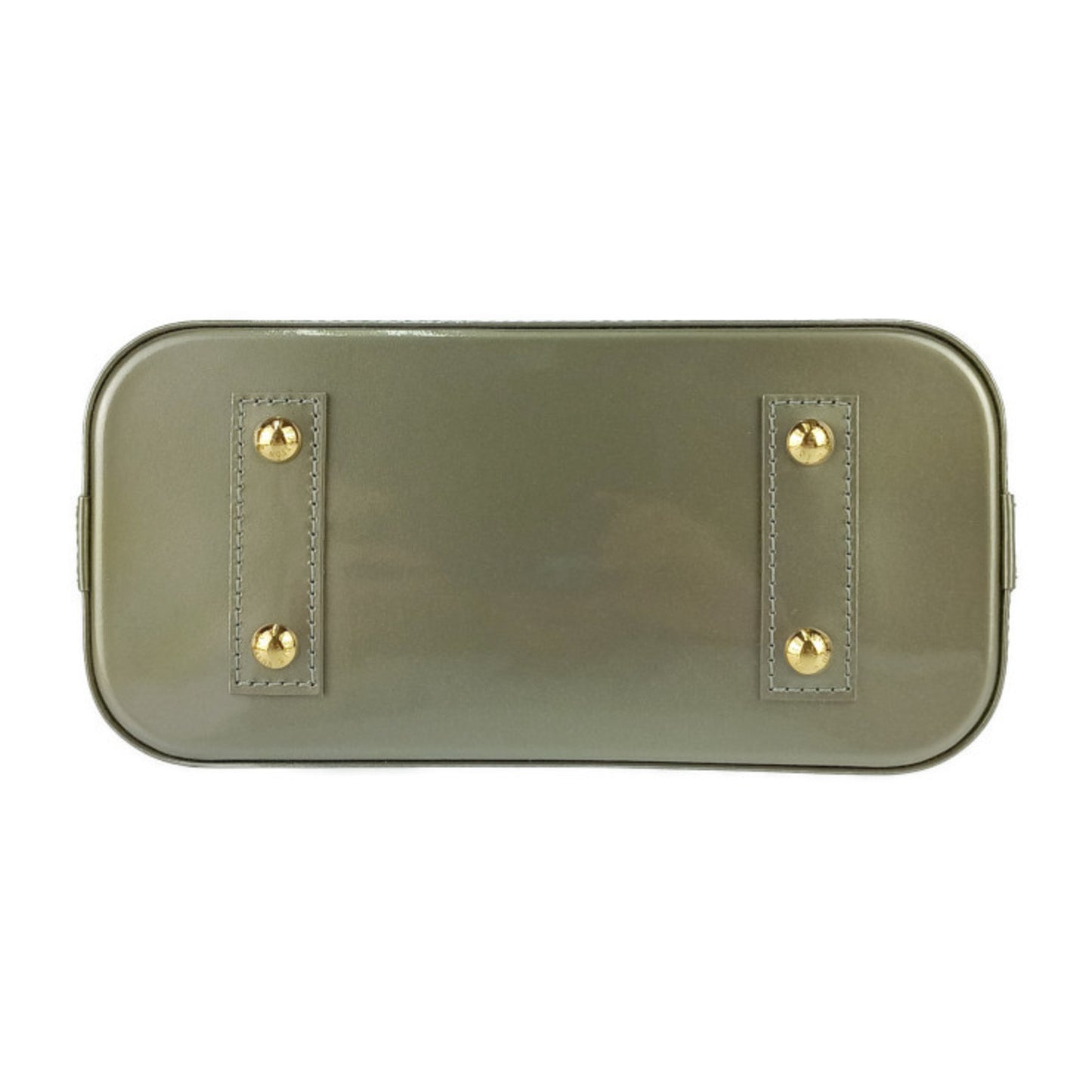 Louis Vuitton Green Patent Leather Alma Bb