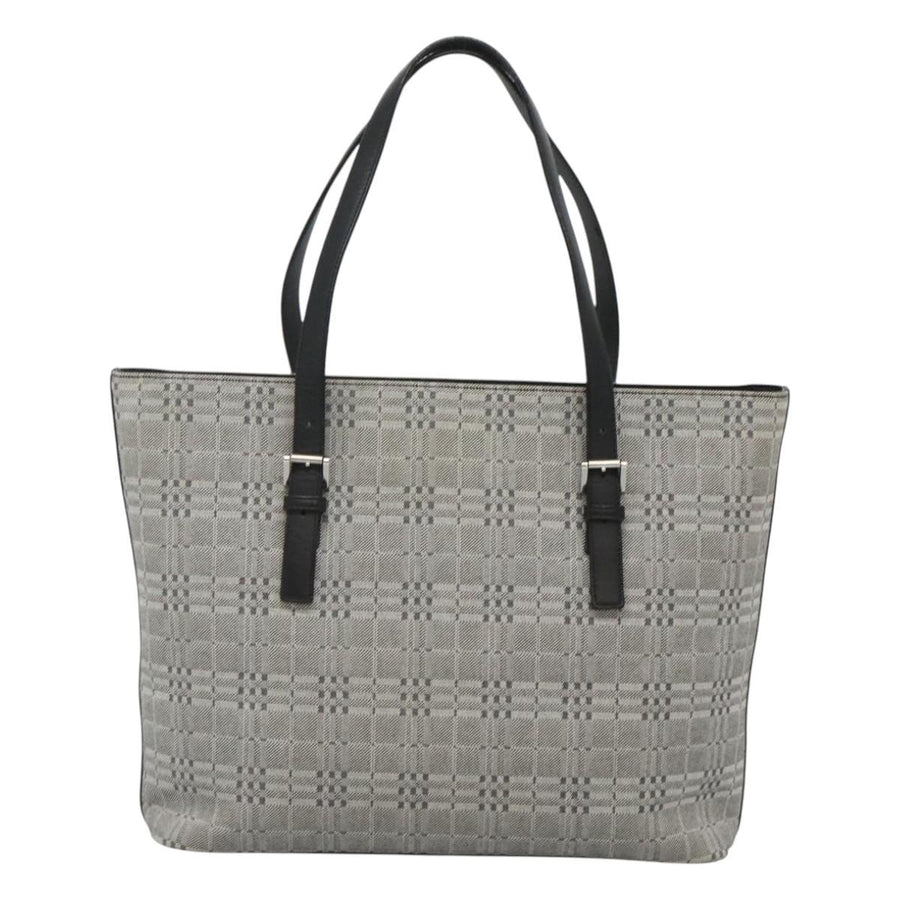 Burberry Gray Canvas Nova Check