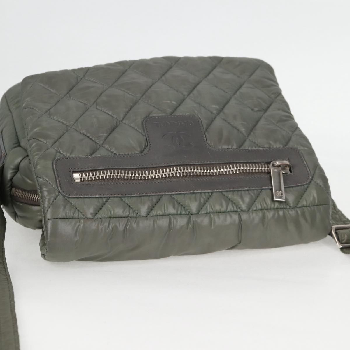 Chanel Brown Nylon Coco Cocoon