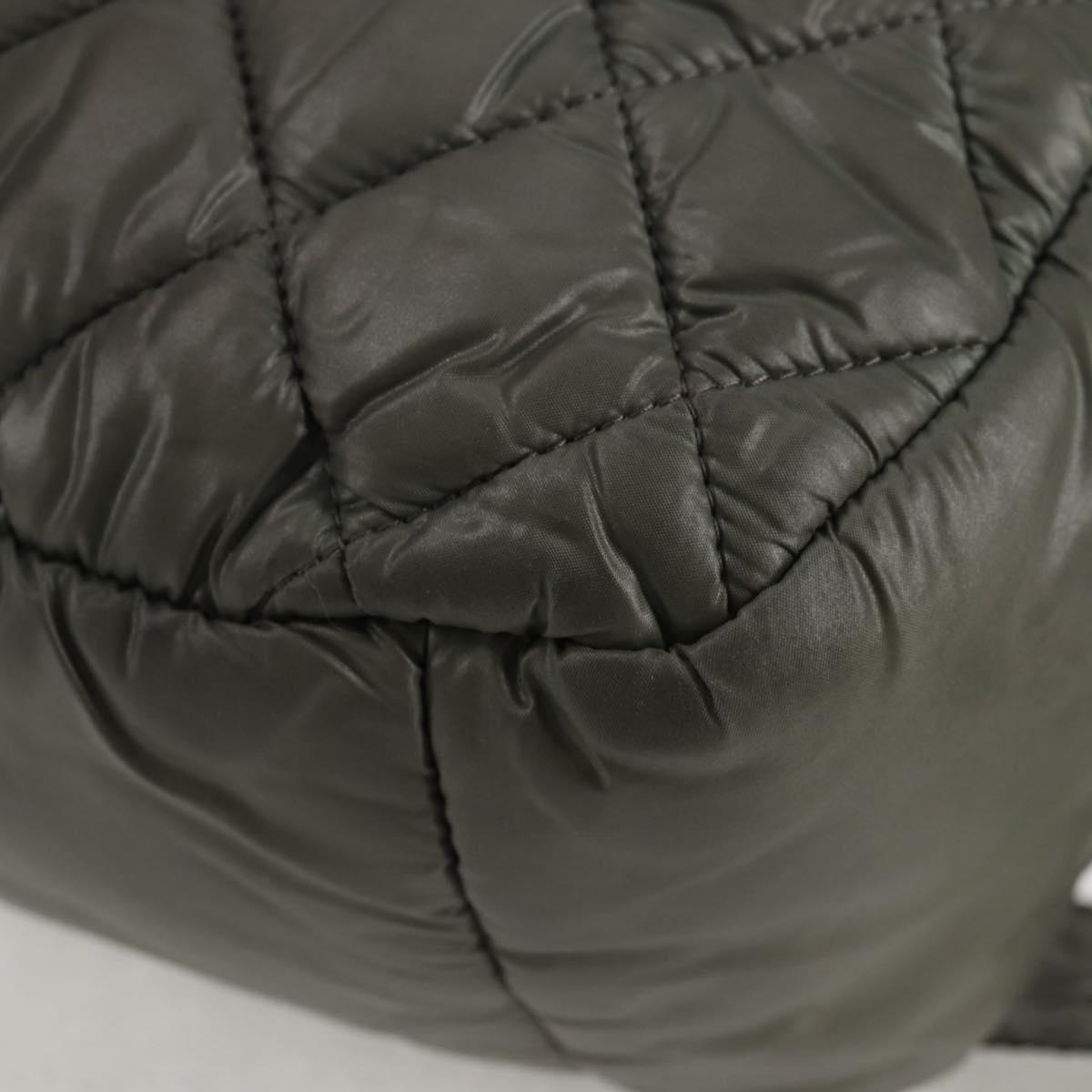 Chanel Brown Nylon Coco Cocoon
