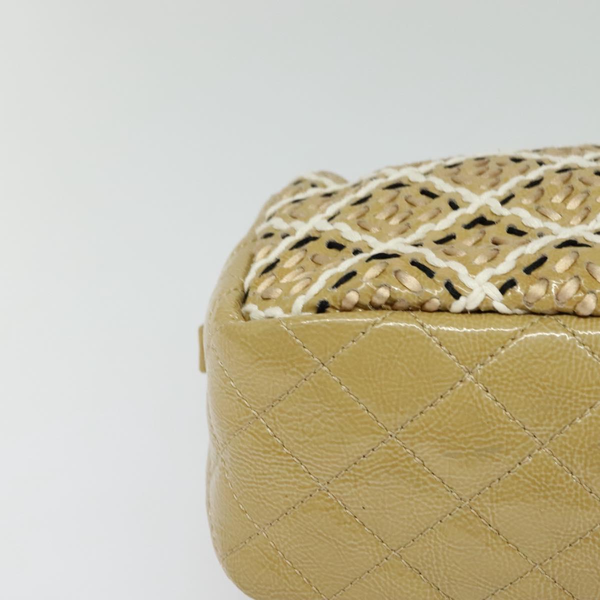 Chanel Brown Leather Camera
