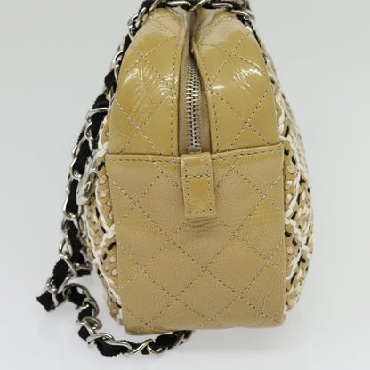 Chanel Brown Leather Camera