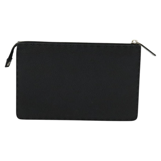 Fendi Black Leather Monster
