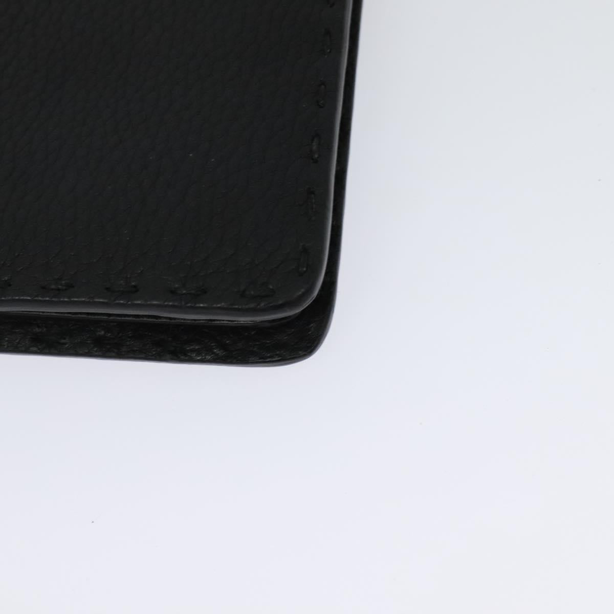 Fendi Black Leather Monster