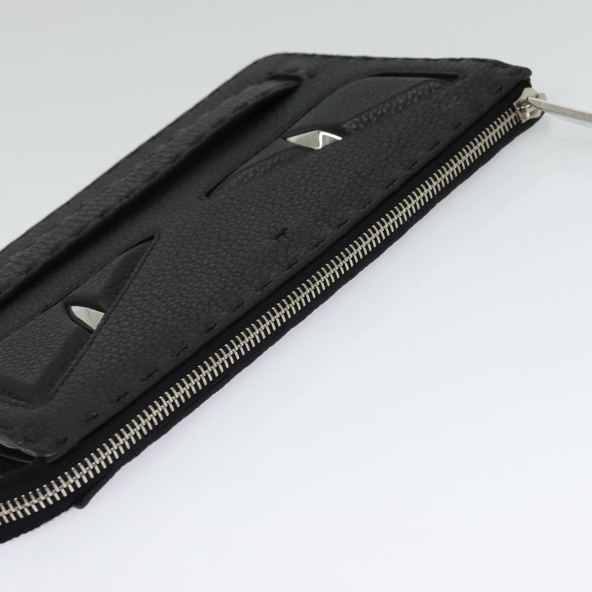 Fendi Black Leather Monster