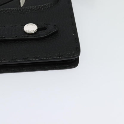 Fendi Black Leather Monster