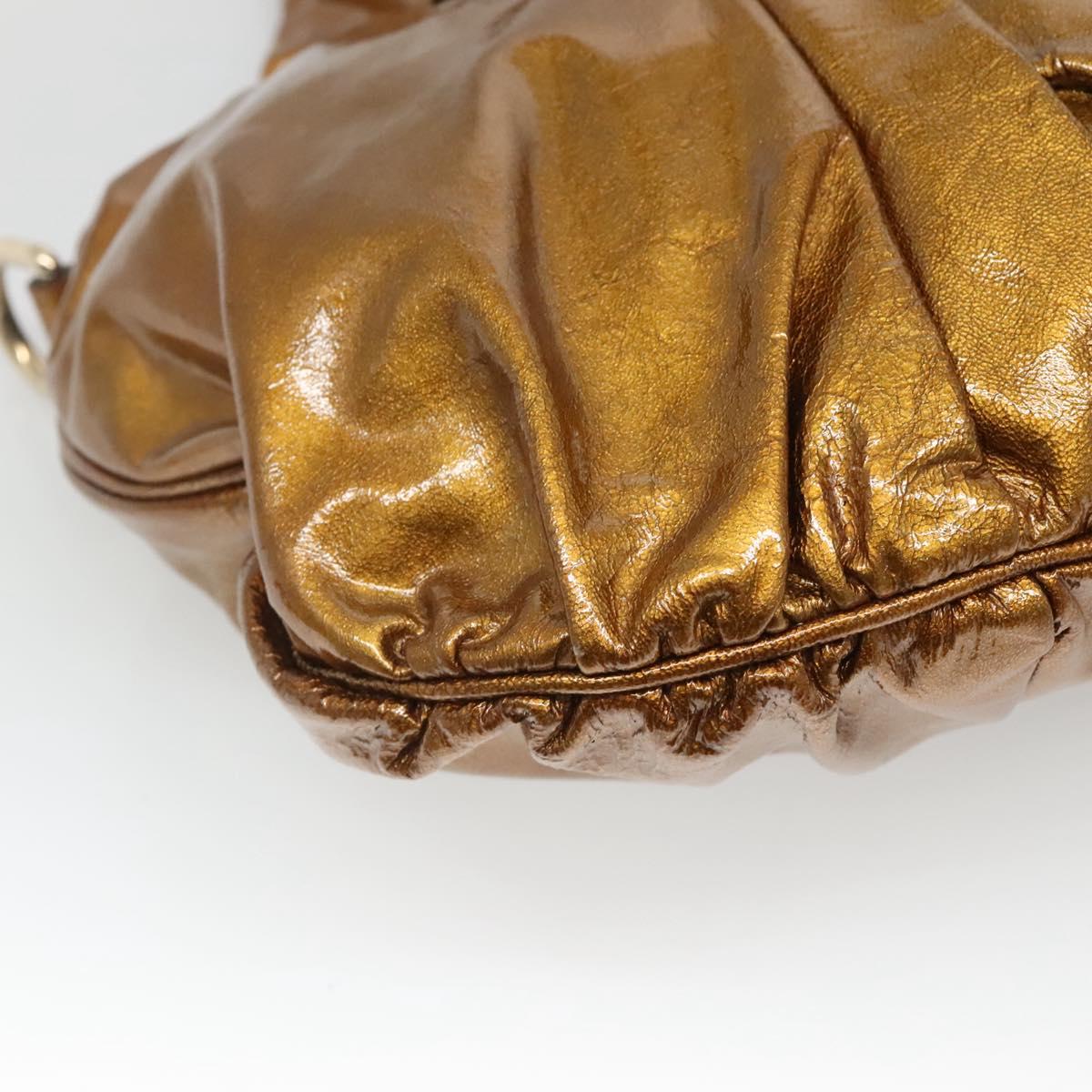 Gucci Gold Patent Leather Hysteria