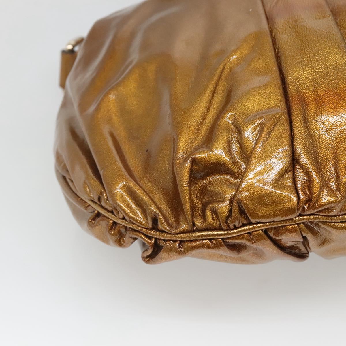 Gucci Gold Patent Leather Hysteria