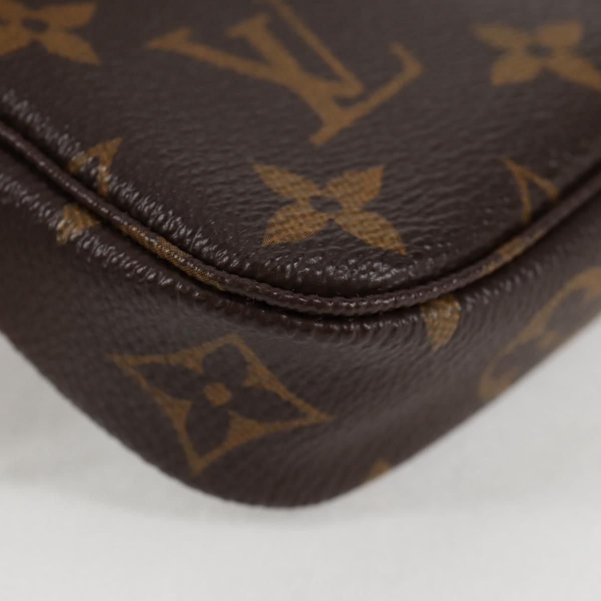 Louis Vuitton Brown Canvas Mini Pochette Accessoires