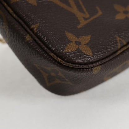 Louis Vuitton Brown Canvas Mini Pochette Accessoires