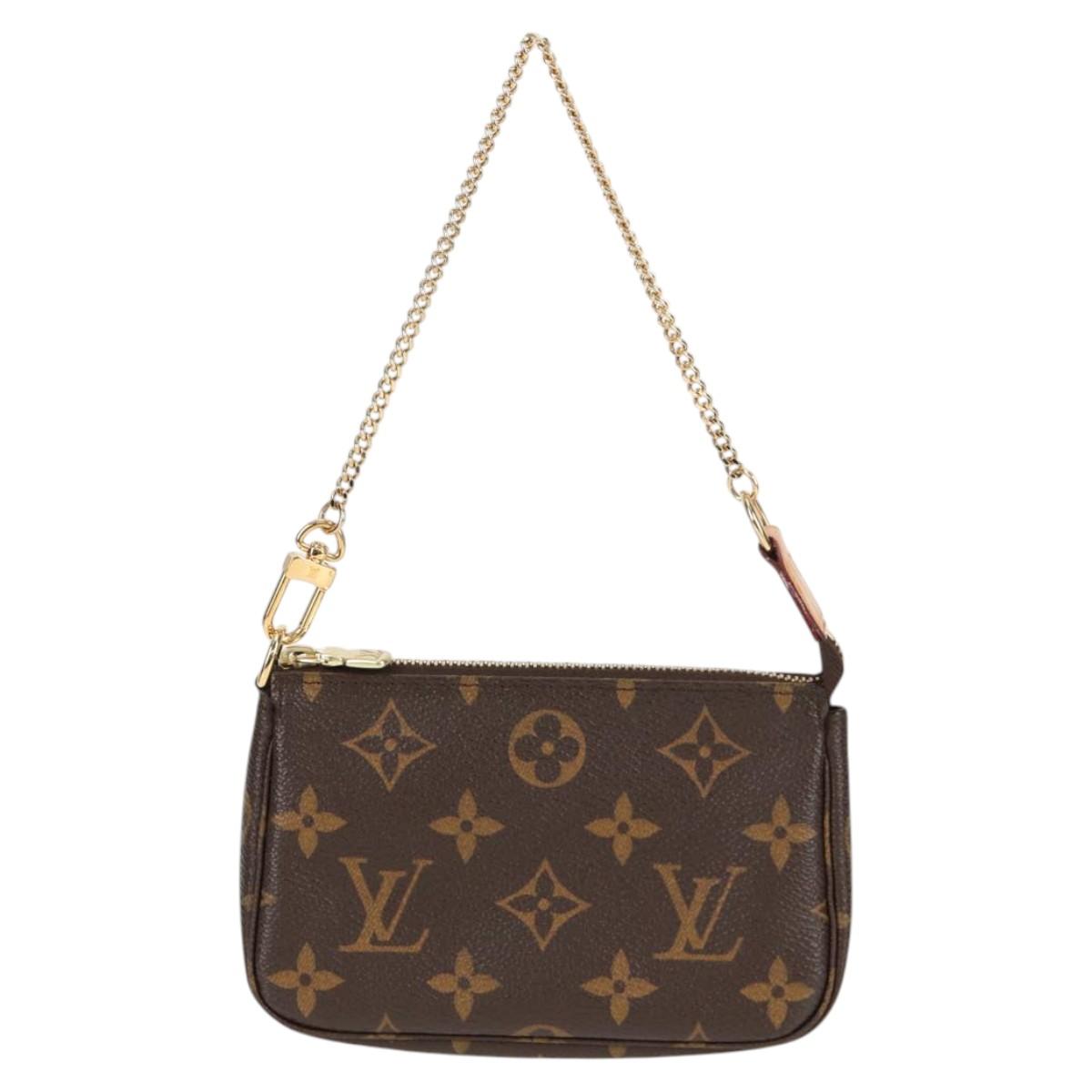 Louis Vuitton Brown Canvas Mini Pochette Accessoires