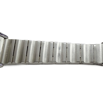 Cartier White Steel Santos Galbée