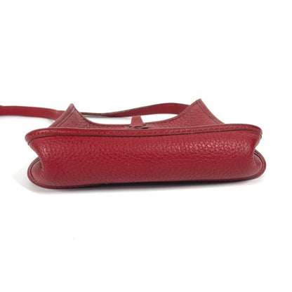 Hermès Red Leather Evelyne
