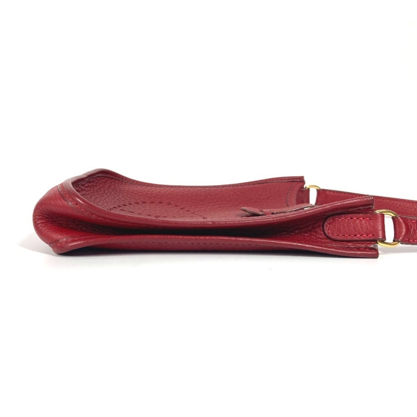 Hermès Red Leather Evelyne
