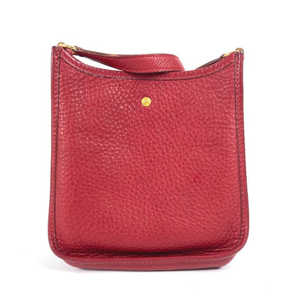 Hermès Red Leather Evelyne