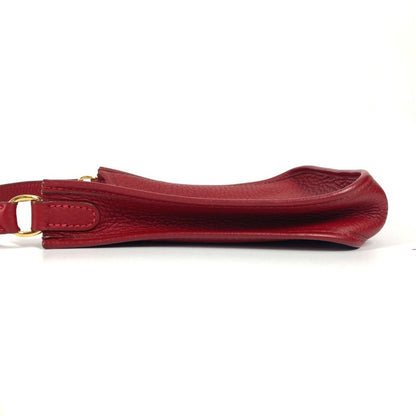 Hermès Red Leather Evelyne