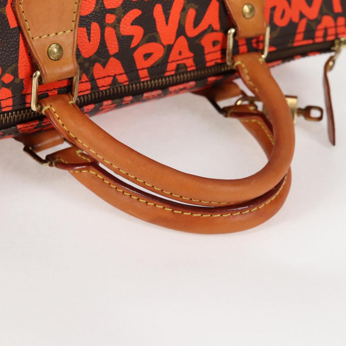 Louis Vuitton Orange Canvas Speedy 30