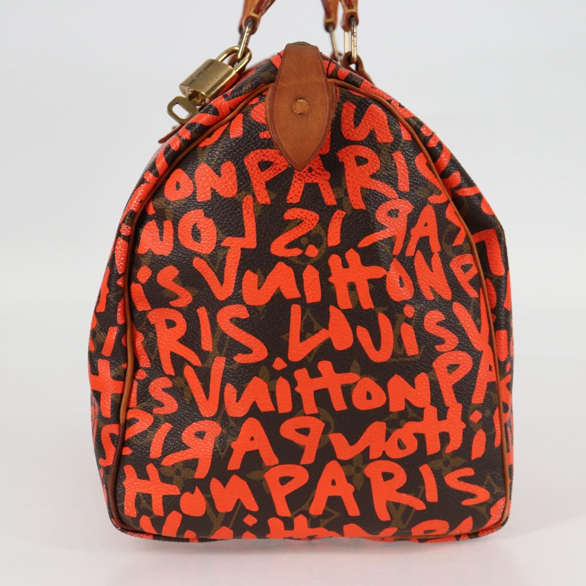 Louis Vuitton Orange Canvas Speedy 30