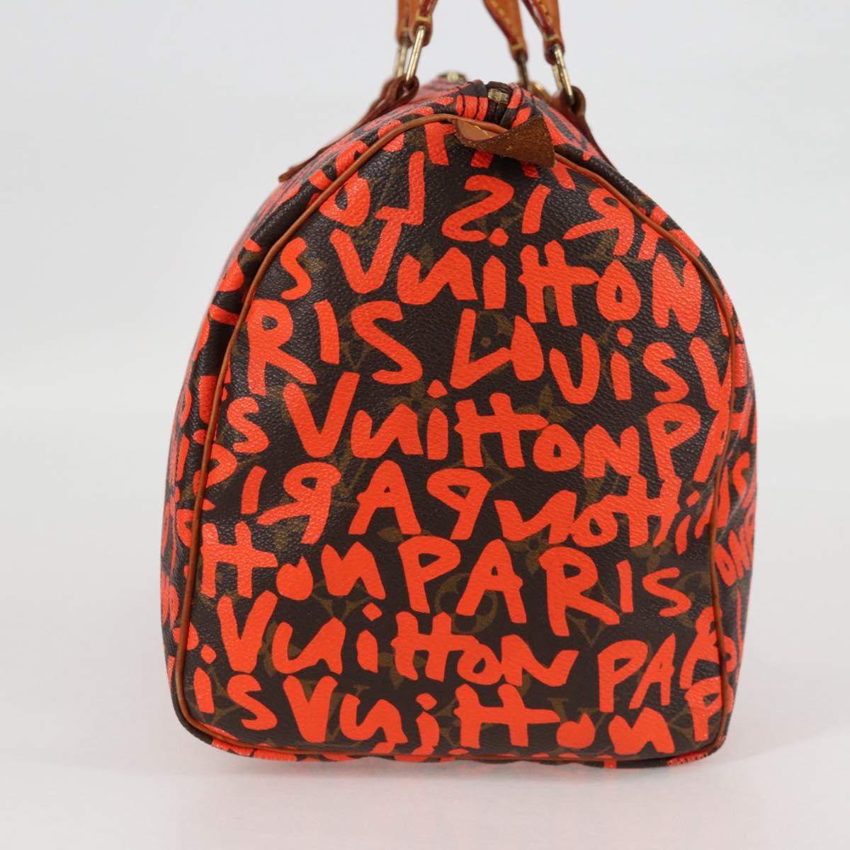 Louis Vuitton Orange Canvas Speedy 30