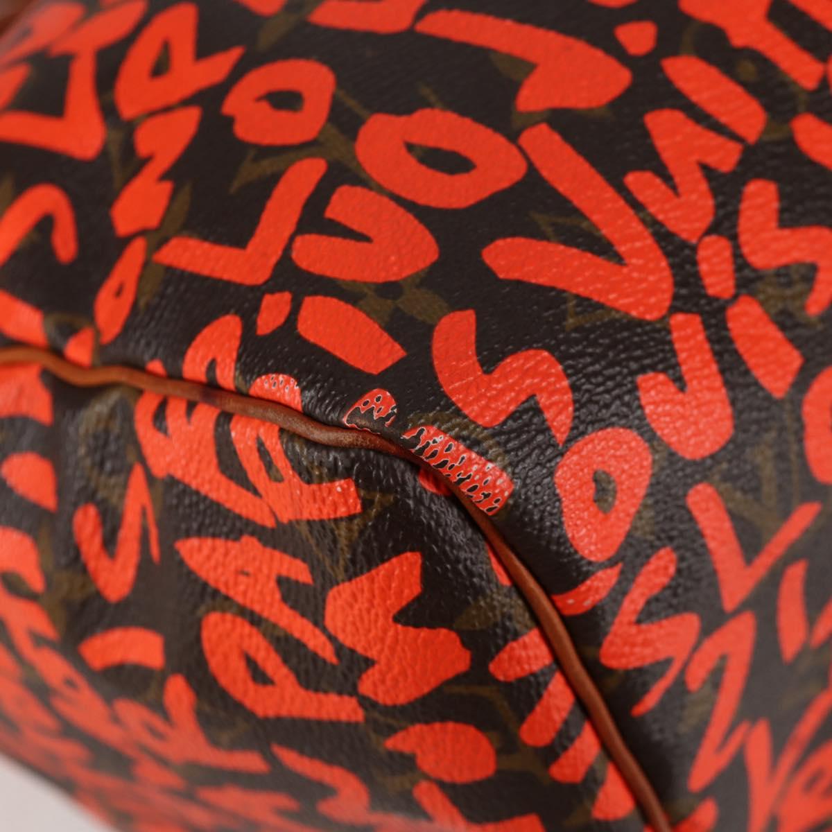 Louis Vuitton Orange Canvas Speedy 30