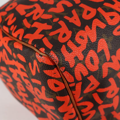 Louis Vuitton Orange Canvas Speedy 30