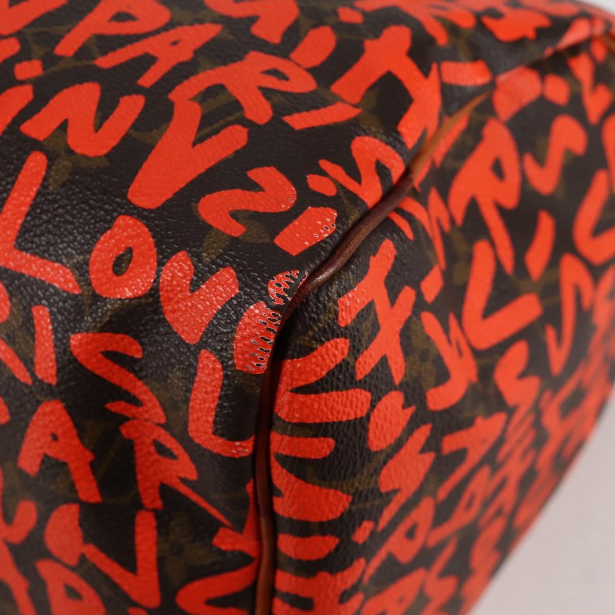 Louis Vuitton Orange Canvas Speedy 30