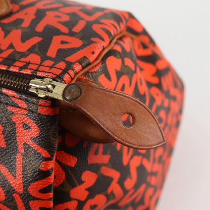 Louis Vuitton Orange Canvas Speedy 30