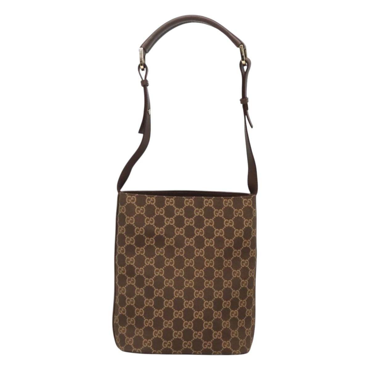 Gucci Brown Canvas Gg Canvas
