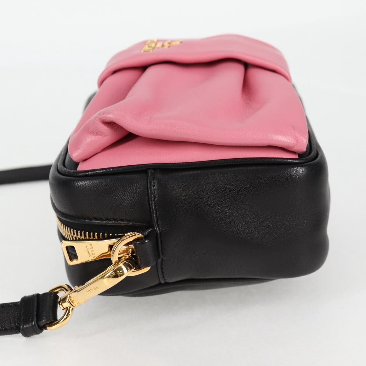 Prada Black Leather Ribbon