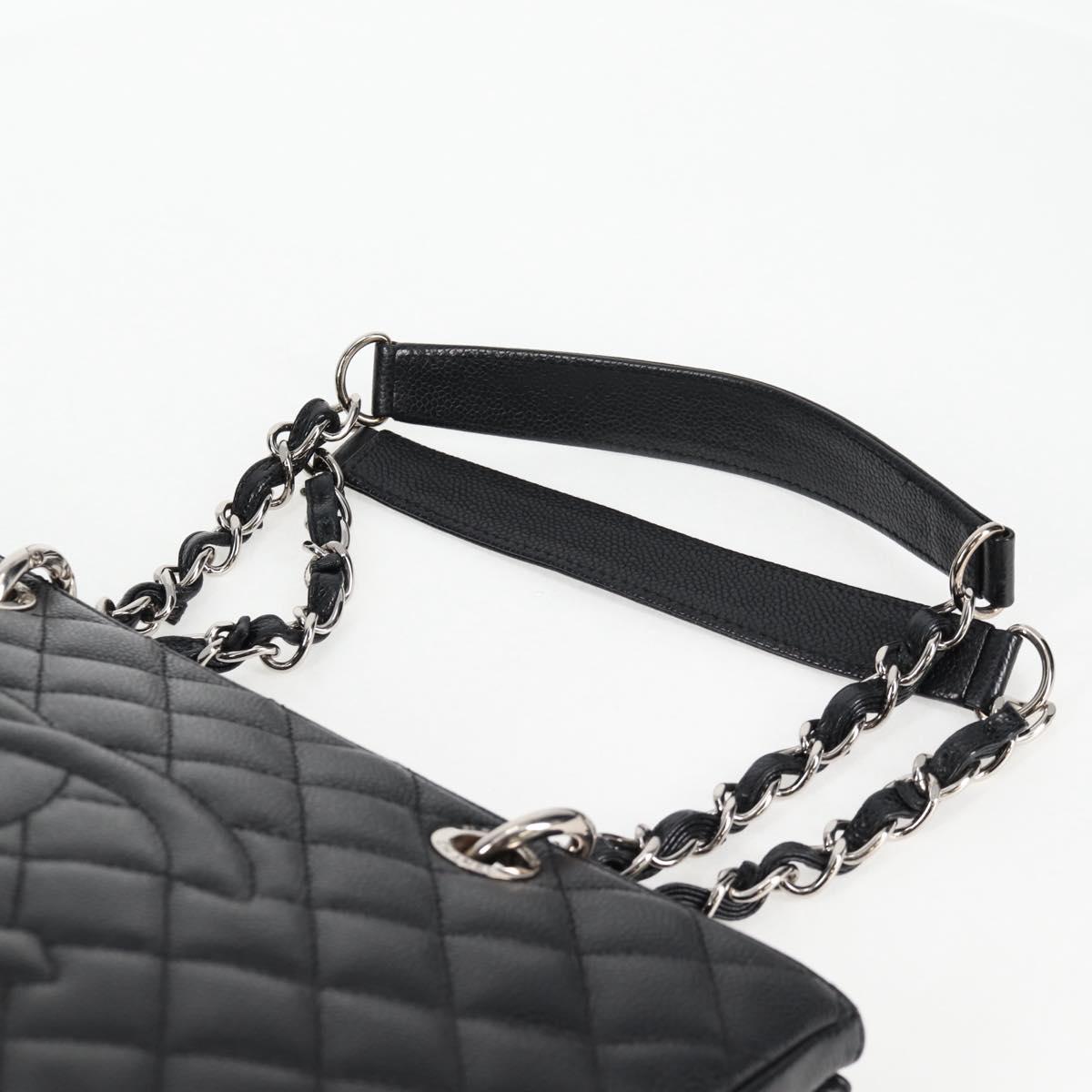 Chanel Black Leather Grand Shopping