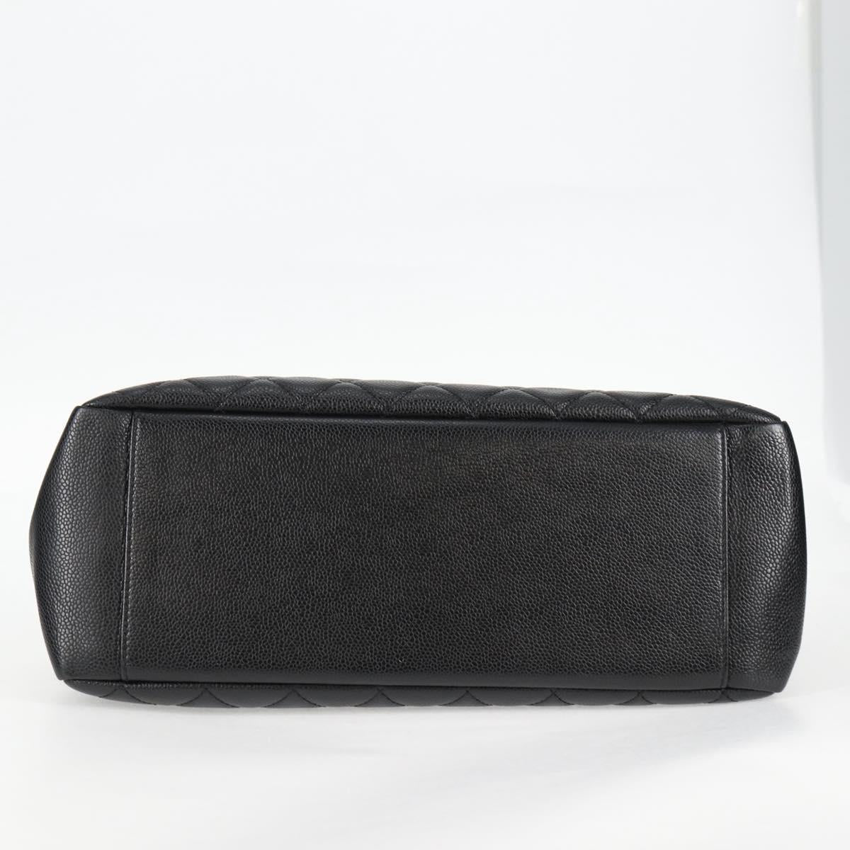 Chanel Black Leather Grand Shopping