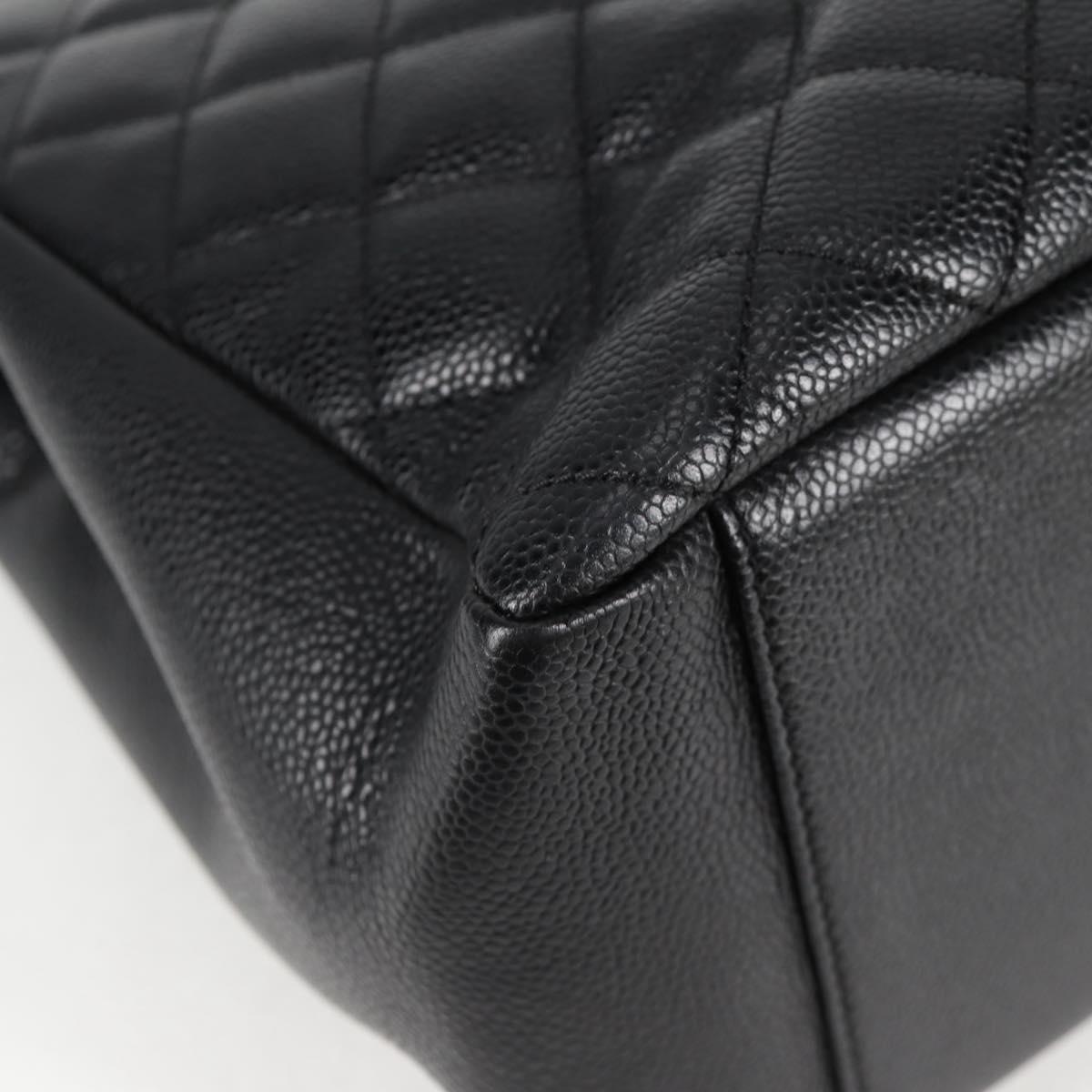 Chanel Black Leather Grand Shopping