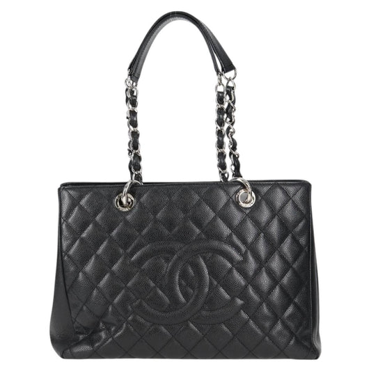 Chanel Black Leather Grand Shopping